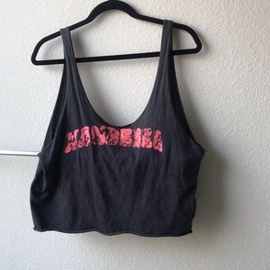 LF “wanderer” black tank top size S